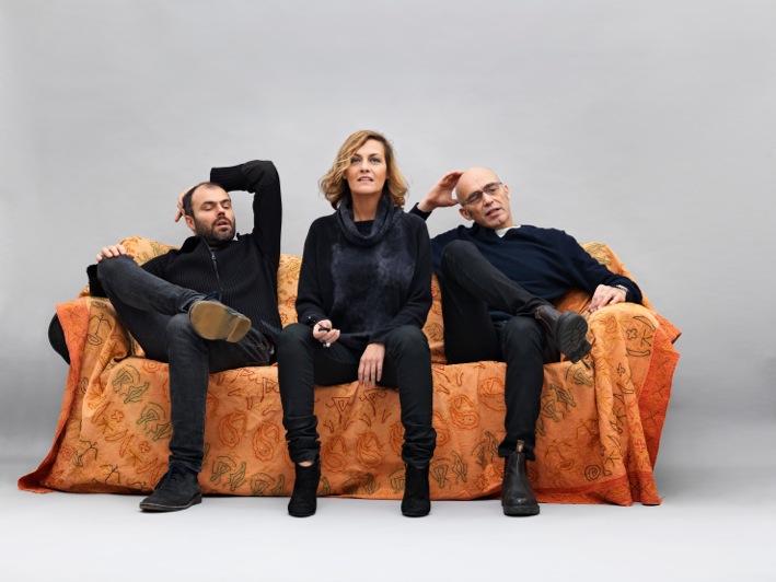 Marco e Saverio Lanza con Irene Grandi